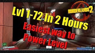 Borderlands 2  Fastest way to Power level Solo or Team  Lvl 172 in around 2 Hours [upl. by Rosinski]