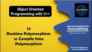 14 Runtime Polymorphism vs Compile time Polymorphism [upl. by Hammock495]