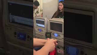 Aiman khan with family on airplane going on vacationsshorts trending viral muneebbuttdaughter [upl. by Oicinoid]