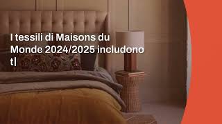 Maisons du Monde tessili darredo autunno inverno 20242025 [upl. by Adiaz334]