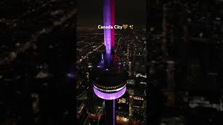 Canada City🤎✨Canada city view country night nature video reelschallenge [upl. by Leidba]