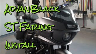 Advanblack ST Faring Install on a Road King Special advanblack stfaring advanblackstfaring [upl. by Ball]