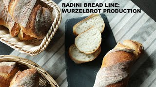 Wurzelbrot twisted baguette production [upl. by Swayne]