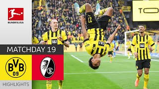 Haller amp Dortmund Celebrate 5 Goals vs SCF  BVB  SC Freiburg  Highlights  Bundesliga 202223 [upl. by Peria]