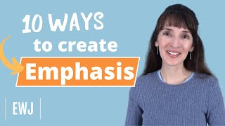 10 Ways to Create Emphasis  C1 Grammar [upl. by Wohlen]