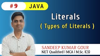 Literals in JAVA  Literals token  Java Language [upl. by Oniskey]