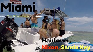 Miamis Three Top SandBars in One Days Trip [upl. by Dionisio]