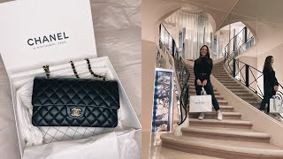 Buying my first Chanel bag in Paris  31 Rue Cambon [upl. by Anitnelav259]