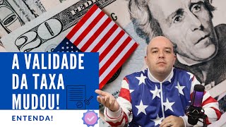 Consulado Americano mudou a validade da taxa do Visto Americano ENTENDA [upl. by Mason]