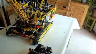 LEGO TECHNIC BIG CRANE MASSIVE CRAWLER DRAGLINE 8043 8053 8297 [upl. by Lorola957]