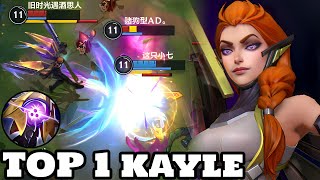 Wild Rift Kayle  Top 1 Kayle Gameplay Rank Grandmaster [upl. by Rann]