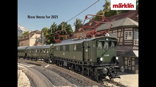 Marklin New Items Products 2021 Catalog [upl. by Nerty]