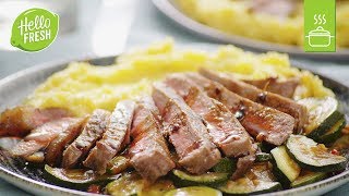 Mariniertes Rindersteak  Rezept für Steak  HelloFresh [upl. by Woodall]