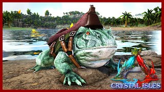 I Forgot How Much Fun Frogs Are Beelzebufo Taming Starting The Base Crystal Isles Map Ep 5 [upl. by Letsirhc912]