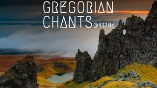 Gregorian Chants at 432Hz  3 Hours of Healing Music [upl. by Adok]