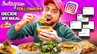 Letting Instagram Followers Decide What I Eat For 24 Hours 😍😍  cravingsandcaloriesvlogs [upl. by Kenimod]