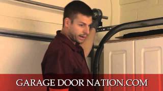 How to Fix A Crooked Garage Door [upl. by Olocin78]