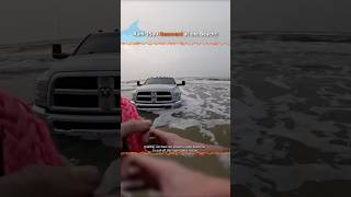 Expert Saves RAM 3500 from Disaster at Beach 🌊😬 by Two Jeep Rubicons [upl. by Eiznil458]