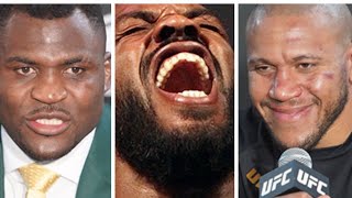 Jon Jones DISSES Francis Ngannou vs Ciryl Gane FIGHT [upl. by Sorrows]