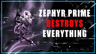 Zephyr Prime build  Easy to make  No archon shards [upl. by Alyakcm59]