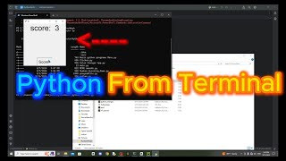 How to run python from terminal [upl. by Aramoix]