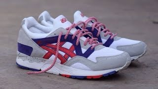 Asics GelLyte V quotFairy Redquot on feet [upl. by Wheeler]