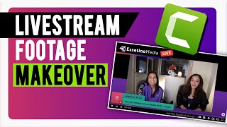 Camtasia 2022 Tutorial  How to Make Your Livestreams Look Better [upl. by Maurise]