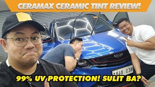 Ceramax Nano Ceramic Film Tint Review  99 UV Protection  Feat RiT amp Keep It Social PH [upl. by Nagy]