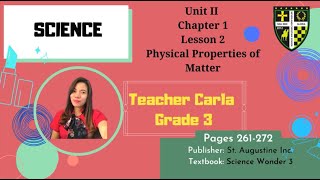 🇵🇭 SCIENCE  Physical Properties of Matter  Grade 3  NSC Porac Pampanga Philippines [upl. by Enamrej]