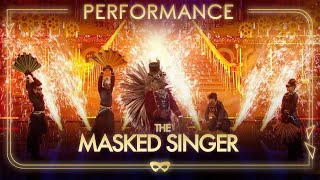 Hedgehog Performs Shine By Take That Full Performance  Season 1 Ep 3  The Masked Singer UK [upl. by Namzed]