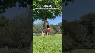 QUICK FRONT HANDSPRING TUTORIAL ⭐️ flips [upl. by Bolte]