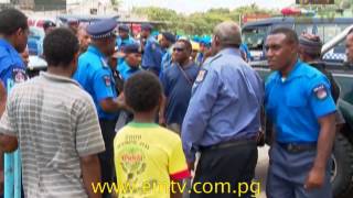 Police reservist officer stabbed in Port Moresby [upl. by Kurman]