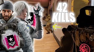 JAI FAIT 42 KILLS AVEC MON POTE CHAMPION EN 2 VS 5 CEST MON RECORD DU MONDE  RAINBOW SIX SIEGE [upl. by Rayna]