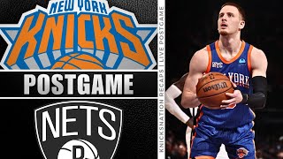 The Knicks beat the Nets in MSG  Postgame Show [upl. by Rehctaht]