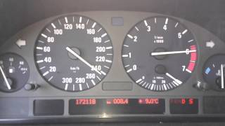 BMW E38 735i top speed 85248 kmh acceleration Beschleunig [upl. by Maggee]