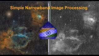 Simple Narrowband Astrophotography Image Processing Tutorial PixinsightPhotoshop [upl. by Margalo]