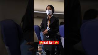 When you are drinking on the airplane shorts viral comedy funny prank skit airplane mask [upl. by Asilegna]