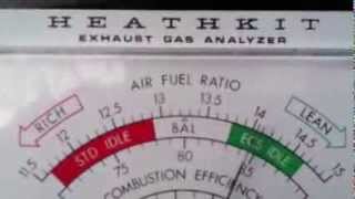 Test with exhaust gas analyzer Video  8 [upl. by Enelra]