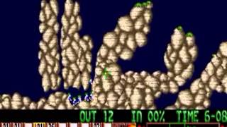 Oh No More Lemmings Crazy Level 19 DONT PANIC [upl. by Aneev]