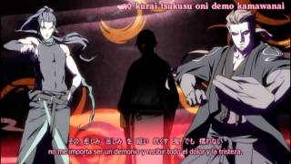 Hakuouki Shinsengumi Kitan opening 1 HD sub esp [upl. by Cissiee499]