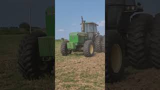 Getting ready for winter wheat in the John Deere 4955 amp Sunflower disk johndeere wheatfarming [upl. by Ytisahc814]