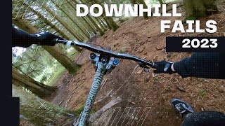 MTB Downhill Fails 2023 I 4K [upl. by Eedyah]