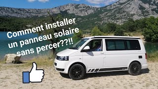 PresentationDemo VW California T5 Panneau solaire et astuces  fard bruit siège Part 3 [upl. by Anem]