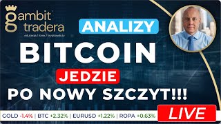 BITCOIN JEDZIE PO NOWY SZCZYT  NASDAQ i WIG20 KONIEC KOREKTY btc eth nasdaq wig20 [upl. by Tay]