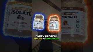 Whey protein Concentrate Vs Isolate shockingtruth exercise [upl. by Admama854]