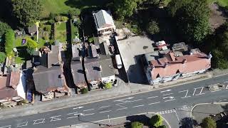 Codnor Derbyshire by drone looking for a castle [upl. by Hepzi]