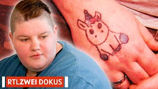 Tattoos statt Jobsuche  Armes Deutschland  RTLZWEI Dokus [upl. by Edmea737]