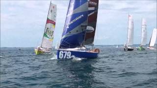 Départ Mini Fastnet 2014 [upl. by Green167]