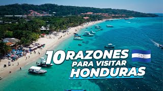 10 sitios de HONDURAS 🇭🇳 que DEBES VISITAR 👉🏻🌴 [upl. by Ahsar395]