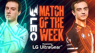 LG UltraGear Match of the Week Vitality vs G2  2022 LEC Spring Week 8 [upl. by Glassman]